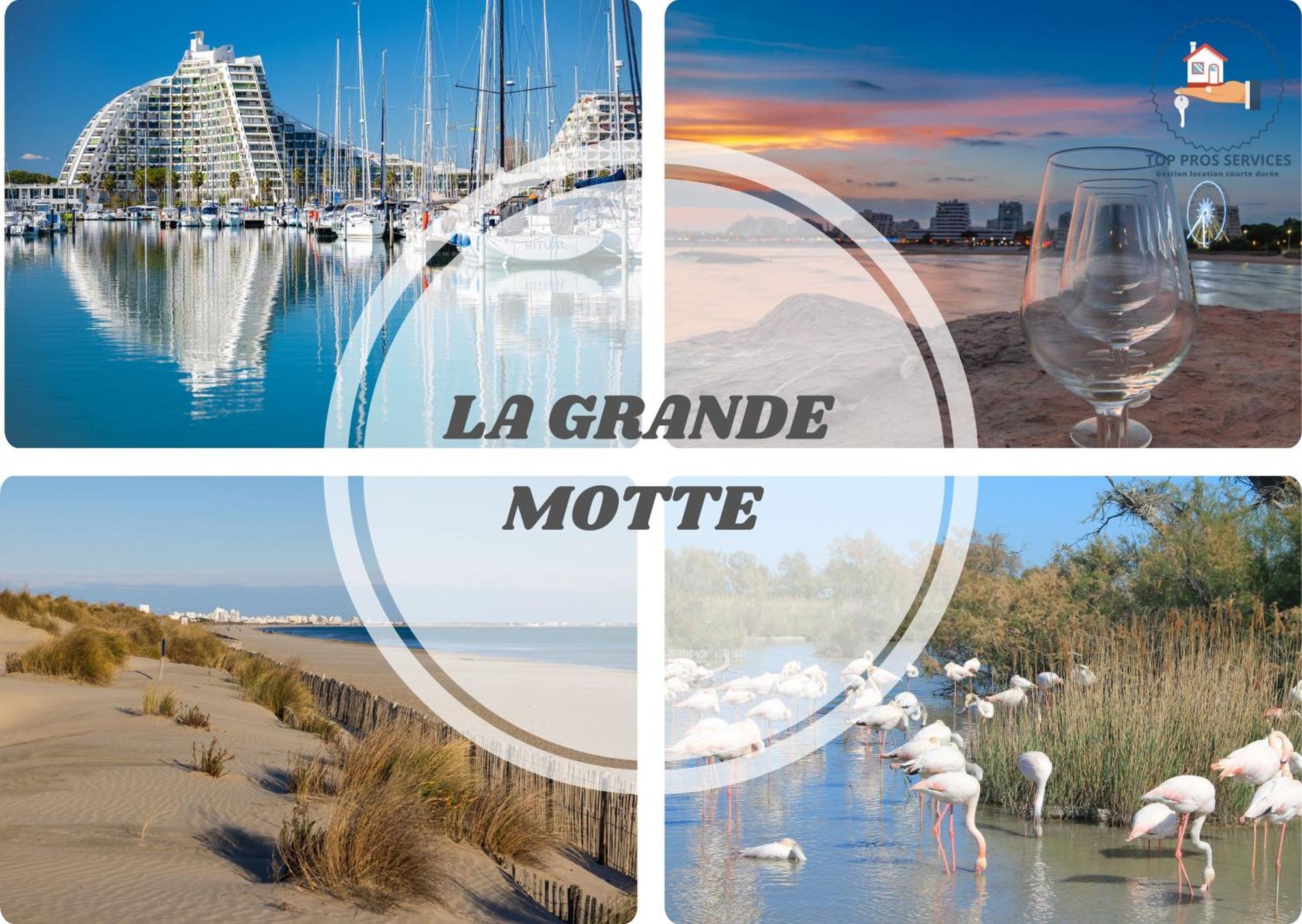 Le Calderini Appart - Face Plage Wifi Et Park Gratuit Calme - Resid Le Surcouf -Top Pros Servicesconciergerie La Grande Motte المظهر الخارجي الصورة